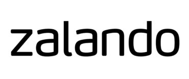 Black and white logo for "Zalando"
